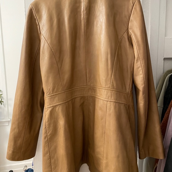 Danier Leather Brown Coat - Picture 3 of 7